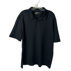 Nike Golf Tour Performance Polo Shirt Men's XL Black EUC Short Sleeve